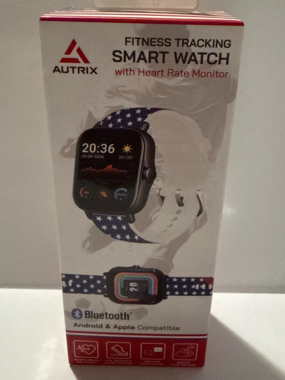 Fitness Tracking Smart Watch with Heart Rate Monitor